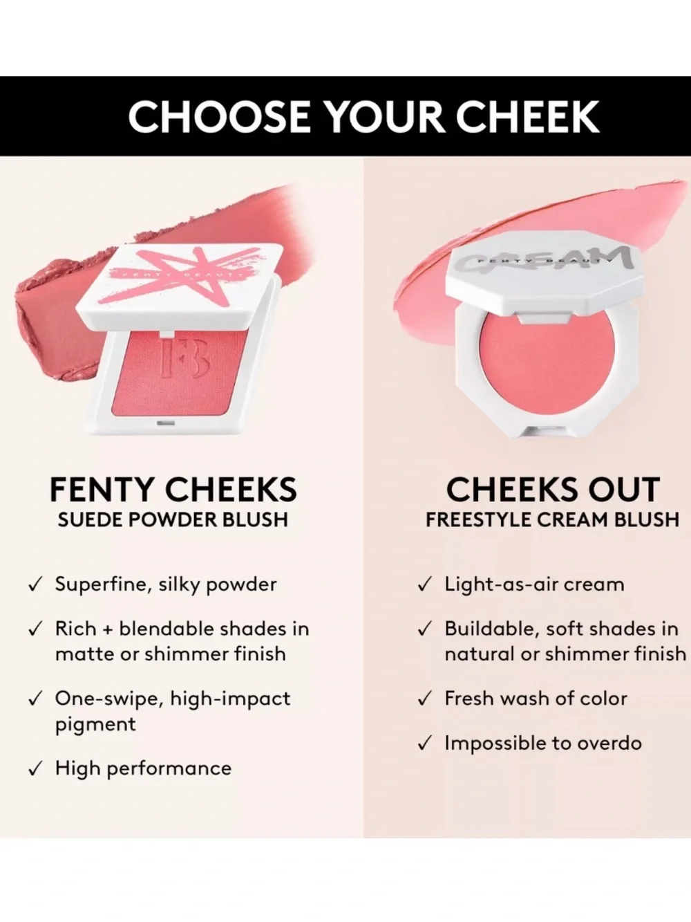 FENTY BEAUTY CHEEKS OUT FREESTYLE CREAM BLUSH;—05 STRAWBERRY DRIP